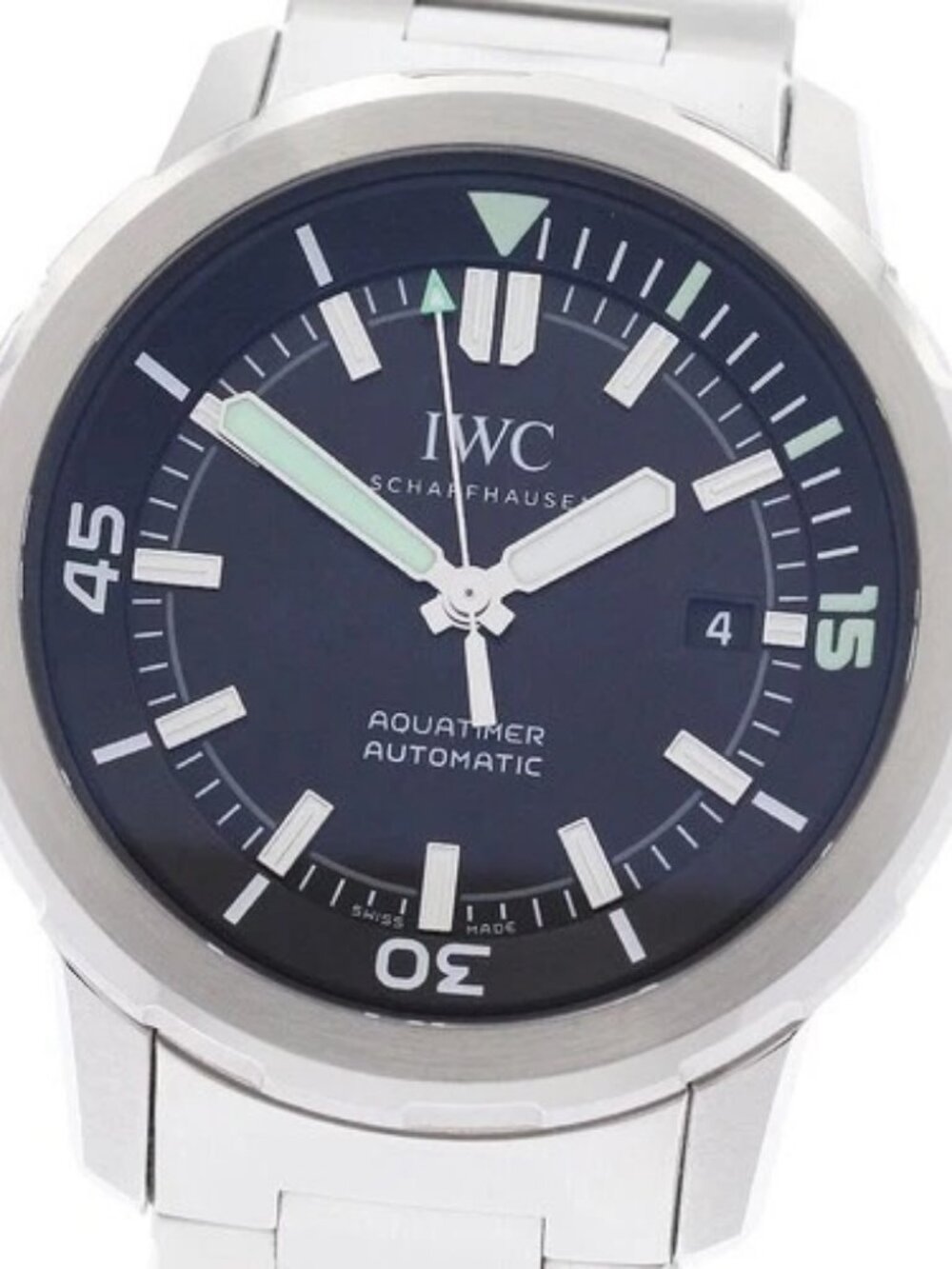 IWC SCHAFFHAUSEN Aqua timer IW328803 Black Dial Automatic Men's Watch_959900